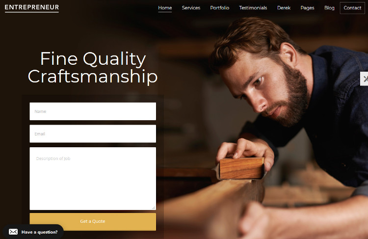 Entrepreneur WordPress Theme