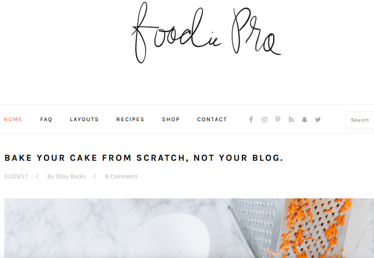 Foodie Pro WordPress Genesis Child Theme