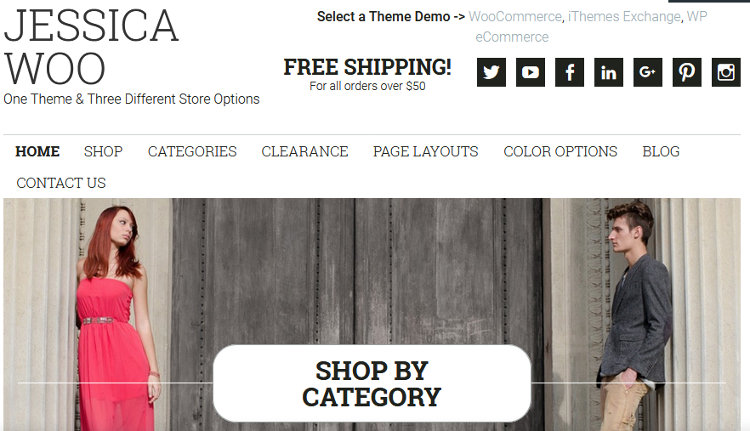 Jessica WordPress Genesis Child Theme