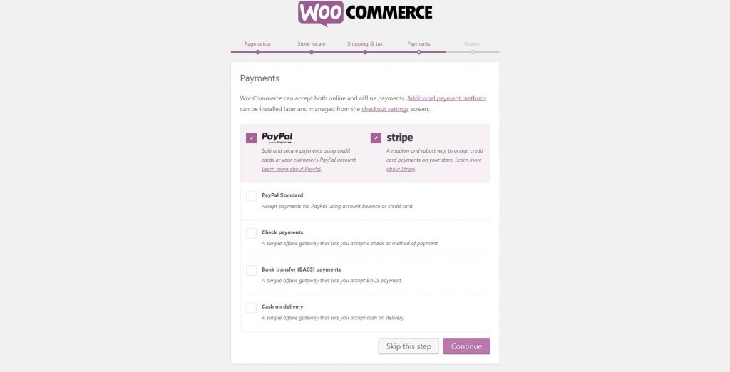 Choose payment systems in WooCommerce Choose payment systems in WooCommerce