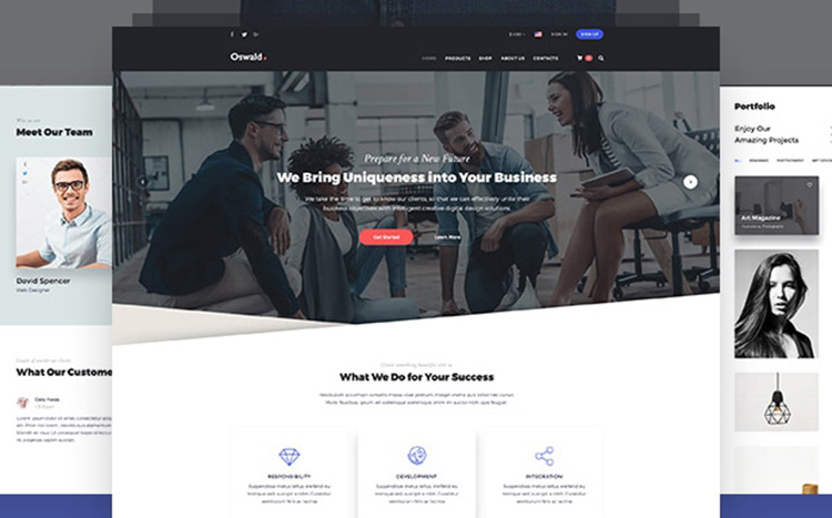 Oswald - Creative Multi-Purpose Theme