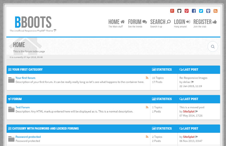 BBOOTS phpBB 3.2 Theme BBOOTS phpBB 3.2 Theme