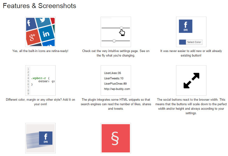 Fixed Social Share Buttons WordPress Plugin