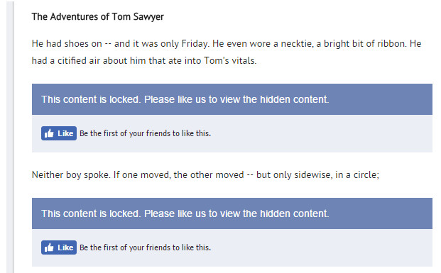 Like 2 Unlock WordPress Plugin