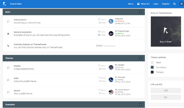 Ravaio phpBB 3.2 Theme Ravaio phpBB 3.2 Theme
