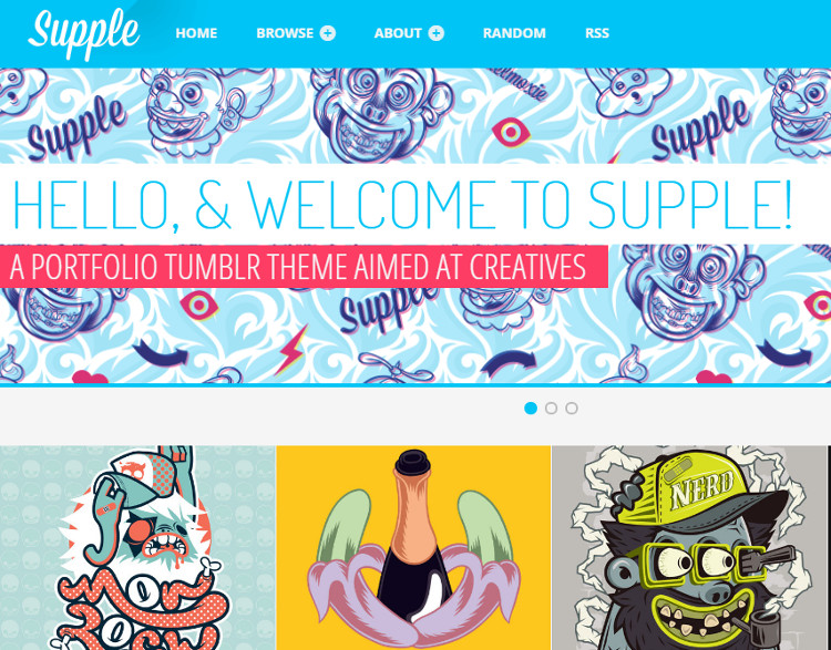 Supple Tumblr Theme