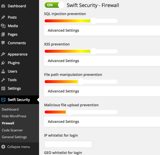 Swift Security WordPress Plugin