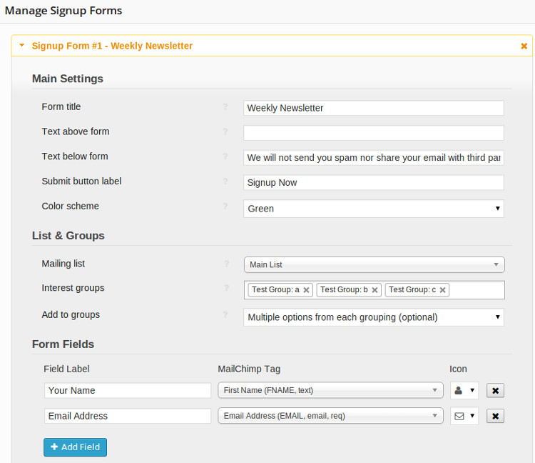 Chimpy WordPress Plugin