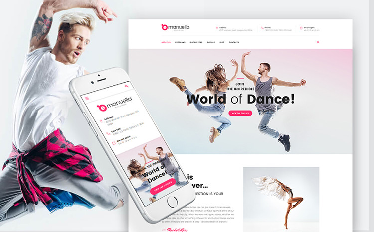 Dance School WordPress Theme Dance School WordPress Theme