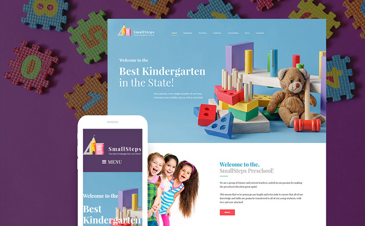Kindergarten Responsive WordPress Theme Kindergarten Responsive WordPress Theme