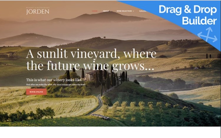 Jorden - Wine And Winery Website Template