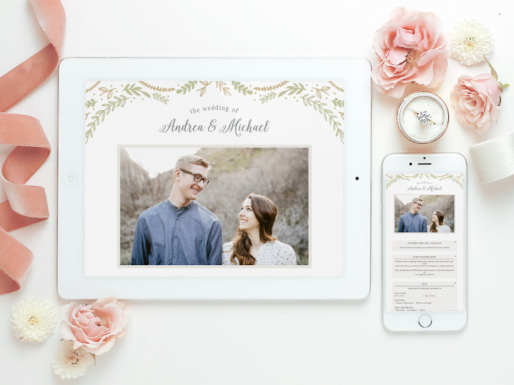 Mobile Responsive Wedding Website Templates
