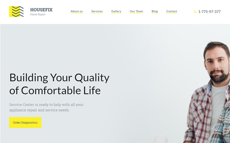 HouseFix Home Renovation Website Template HouseFix Home Renovation Website Template