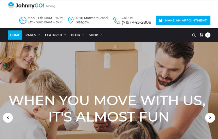 JohnnyGo WordPress Theme