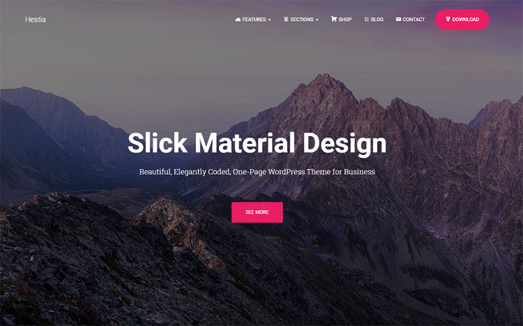 Hestia Bootstrap Theme