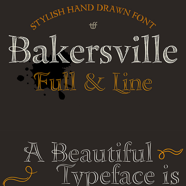 Bakersville Sketch Fonts
