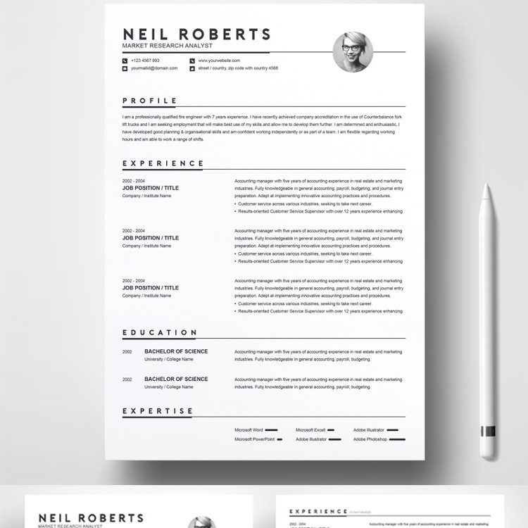 Neil Roberts Resume Template