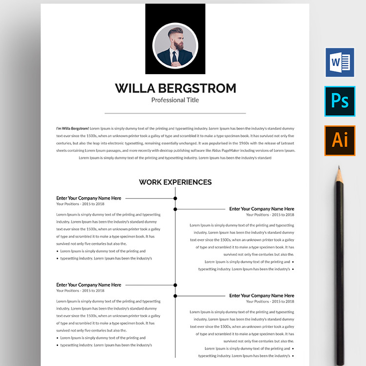 Willa Bergstrom Resume Template