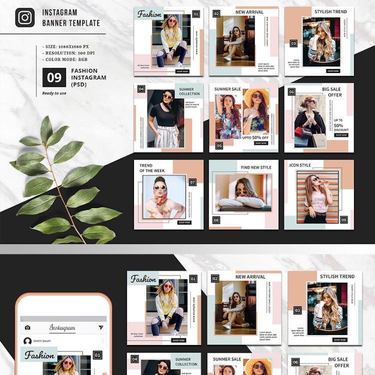 Fashion Promotional Instagram Template
