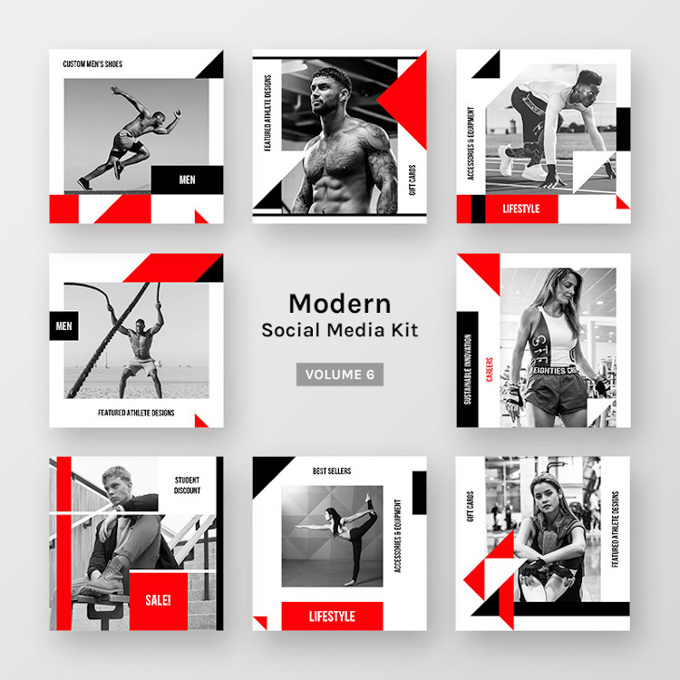 Modern Social Media Kit (Vol. 6)