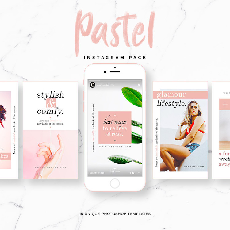 Pastel - Instagram Stories & Posts