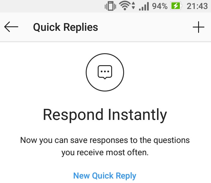 How to create and use Quick Replies in Instagram