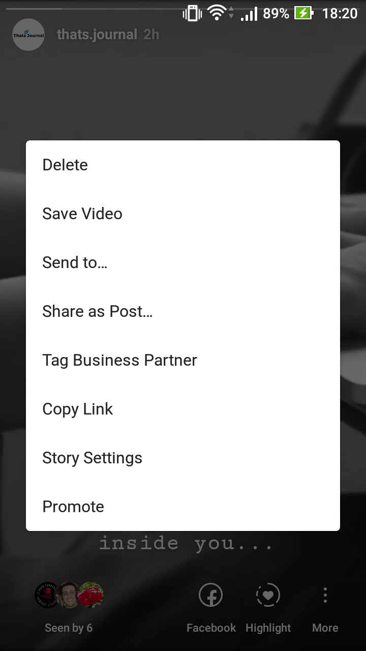 How to share Instagram story as a post in profile