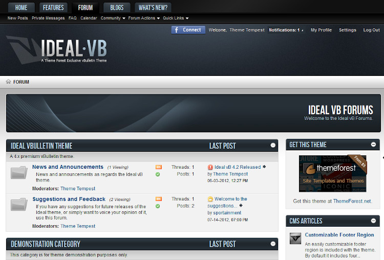 Ideal vBulletin 4 Theme