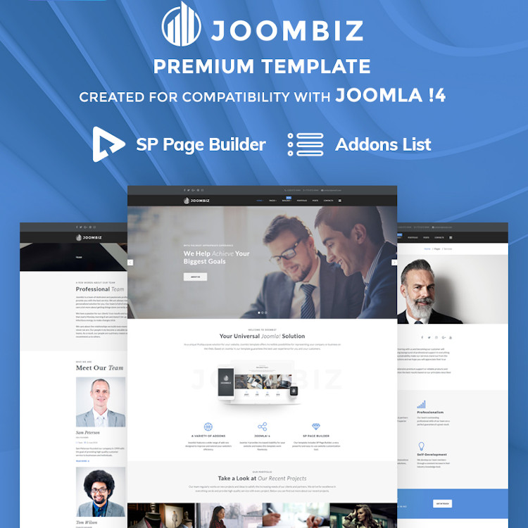 JoomBiz - Joomla 4 Business Theme