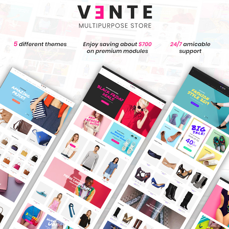 Vente - Multipurpose PrestaShop Theme