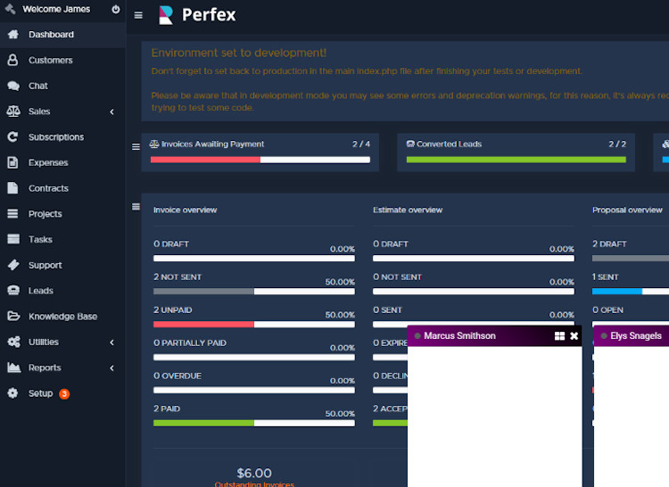 Perfex CRM Chat PHP Script