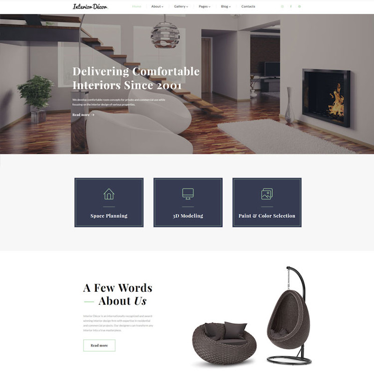 Interior Decor HTML5 Template