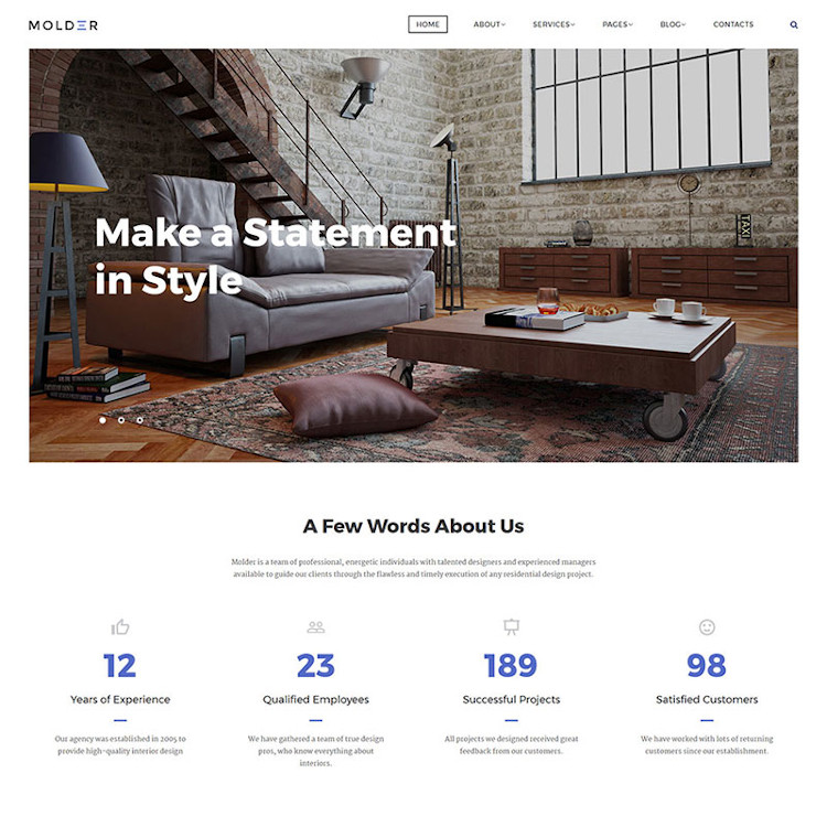 Molder Website Template
