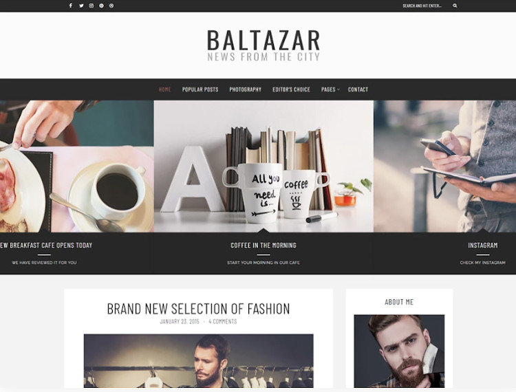 Baltazar WordPress theme Baltazar WordPress theme