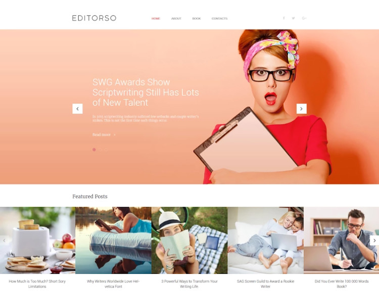 Editorso WordPress theme Editorso WordPress theme