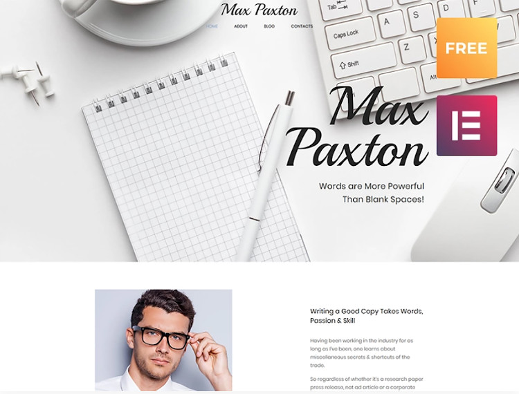Max Paxton Lite WordPress theme Max Paxton Lite WordPress theme