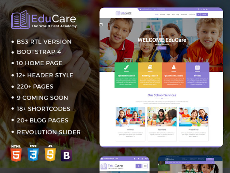 EduCare HTML5 Template EduCare HTML5 Template