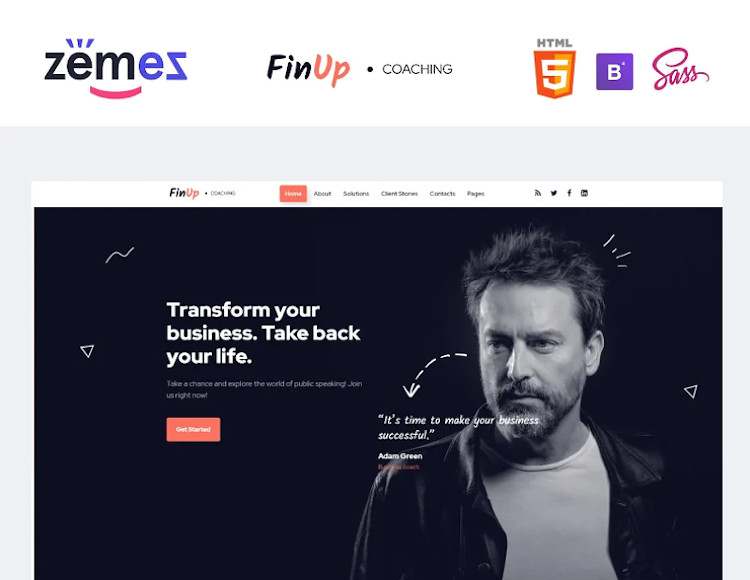FinUp HTML5 Template FinUp HTML5 Template