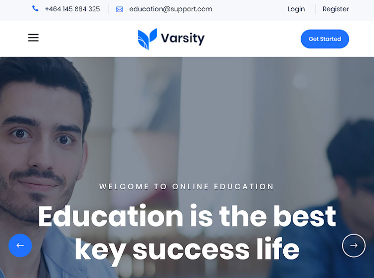 Varsity HTML5 Template Varsity HTML5 Template