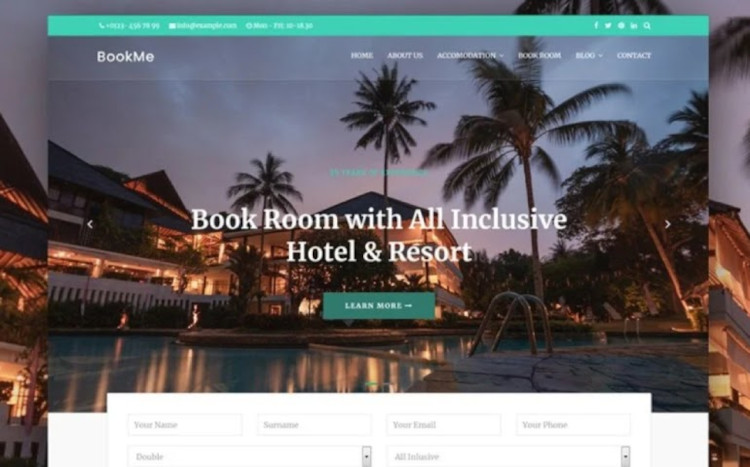 BookMe Travel Joomla 4 Template BookMe Travel Joomla 4 Template